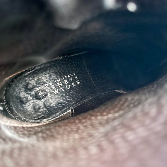 BARNEYS NEW YORK Grey Suede Ankle Boots - Picture 9 of 9